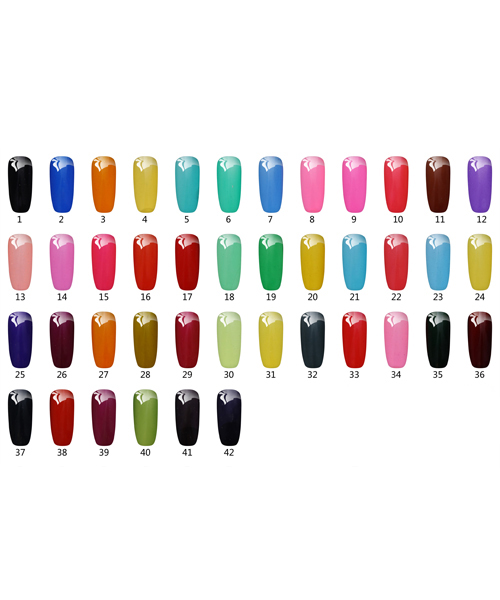 Crystal gel polish