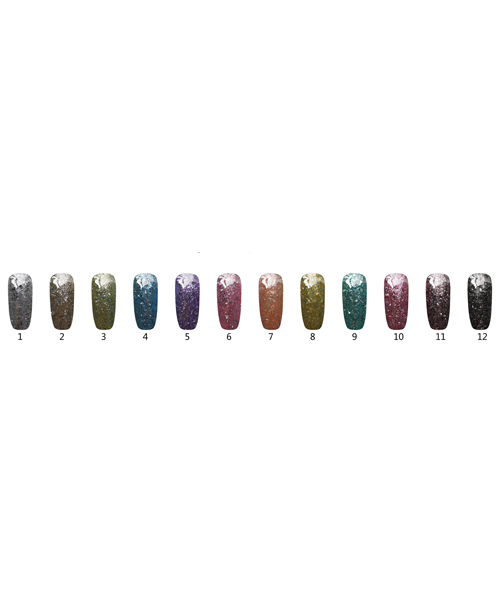 Glossy Platinum Gel Polish